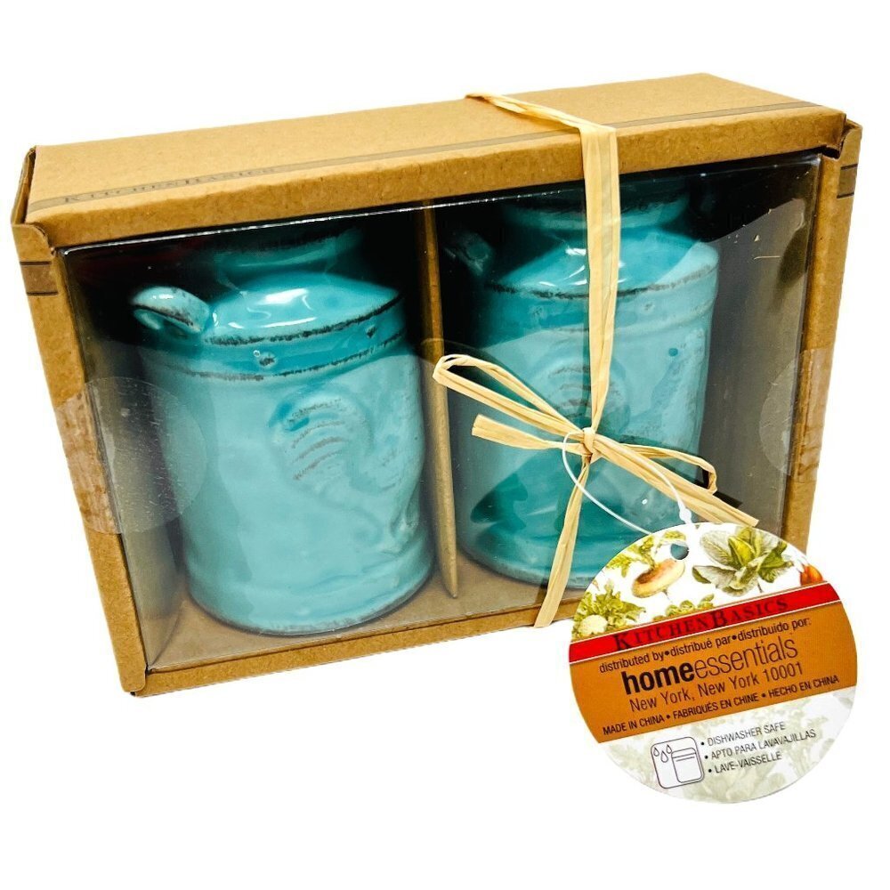 Home Essentials Farmhouse Rooster Salt + Pepper Shaker Set